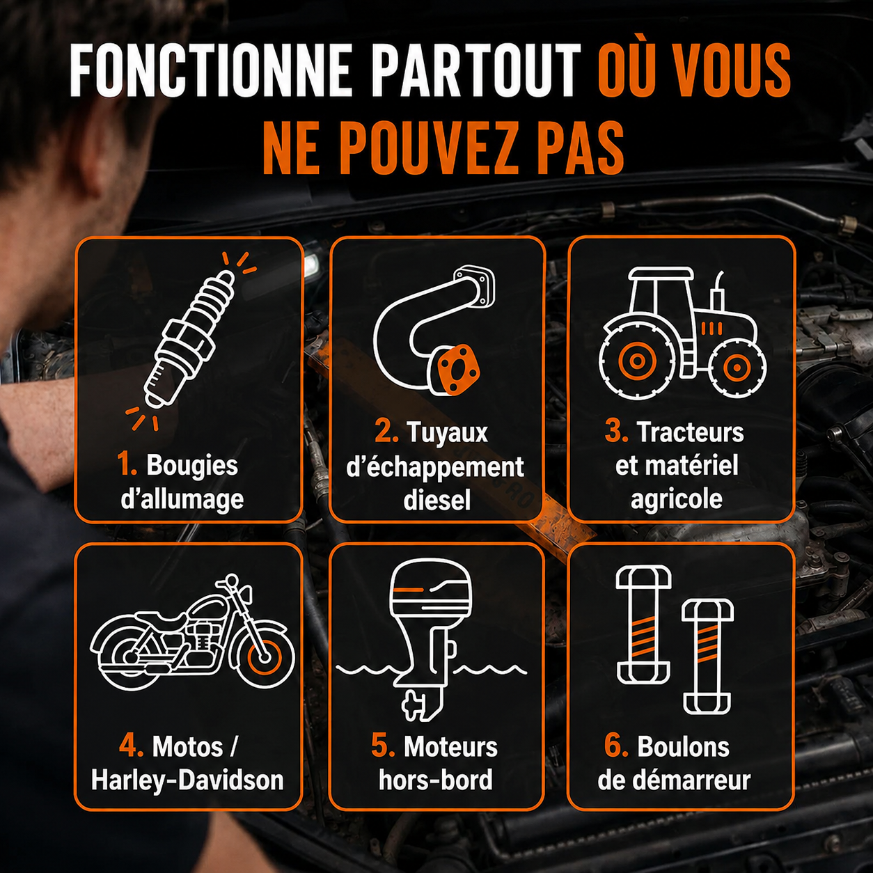 BRICOLEMALIN® – ATTEIGNEZ LES BOULONS QUE VOTRE CLIQUET NE PEUT PAS ATTEINDRE