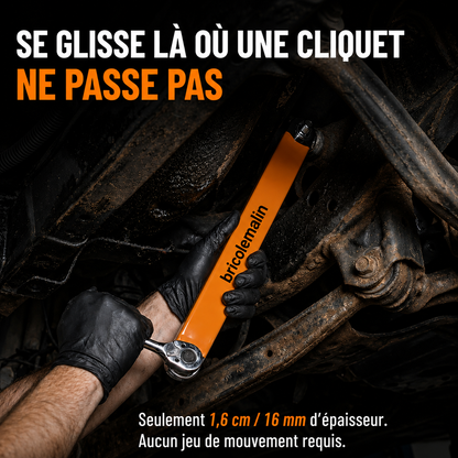 BRICOLEMALIN® – ATTEIGNEZ LES BOULONS QUE VOTRE CLIQUET NE PEUT PAS ATTEINDRE